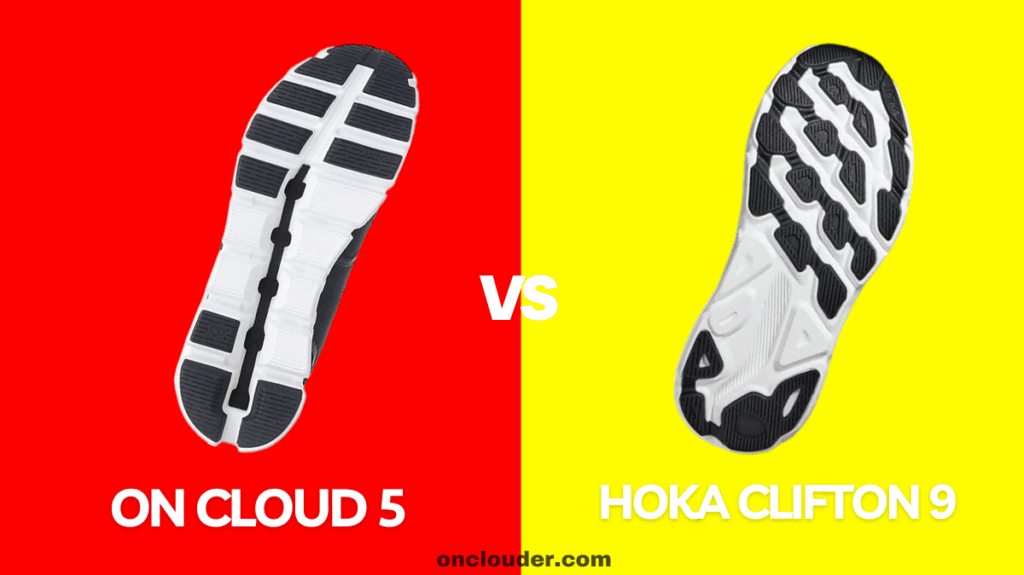 On Cloud 5 vs Hoka Clifton 9