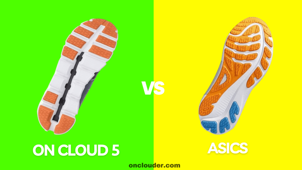 On Cloud 5 vs Asics