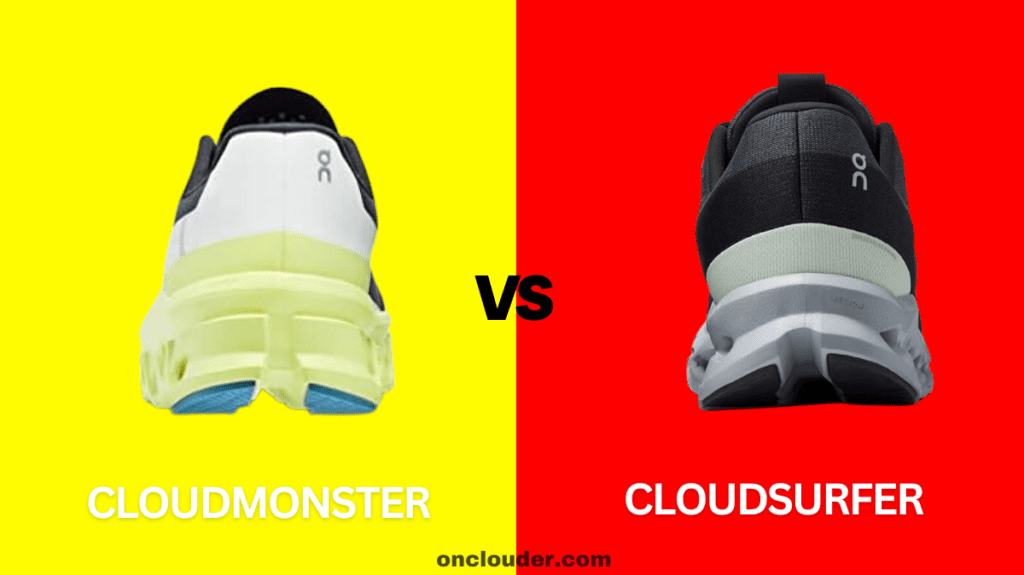 Cloudmonster vs CloudSurfer