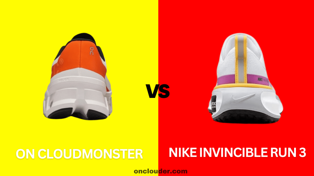 On Cloudmonster vs Nike Invincible Run 3