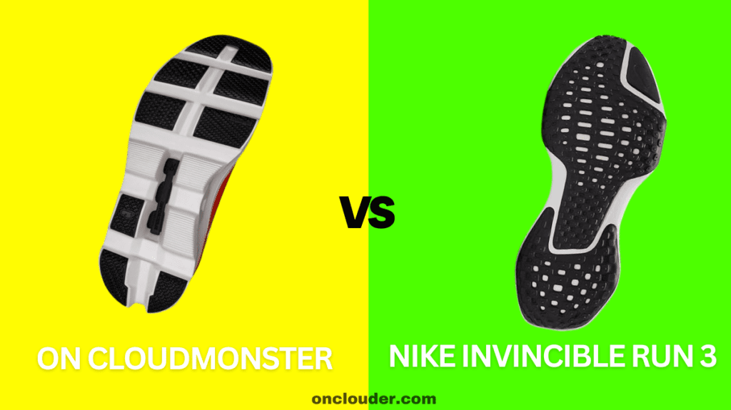 On Cloudmonster vs Nike Invincible Run 3