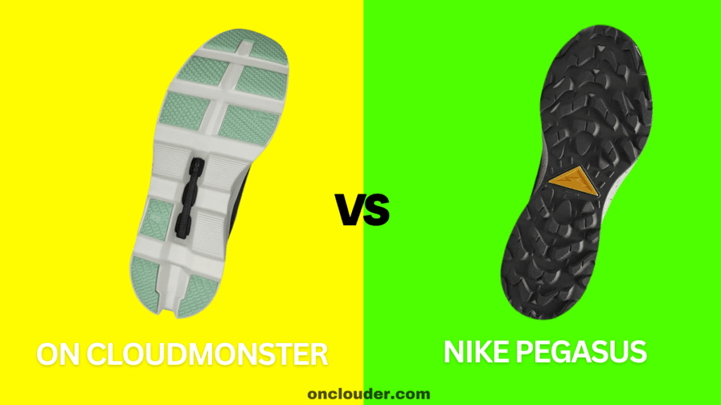 On Cloudmonster vs Nike Pegasus