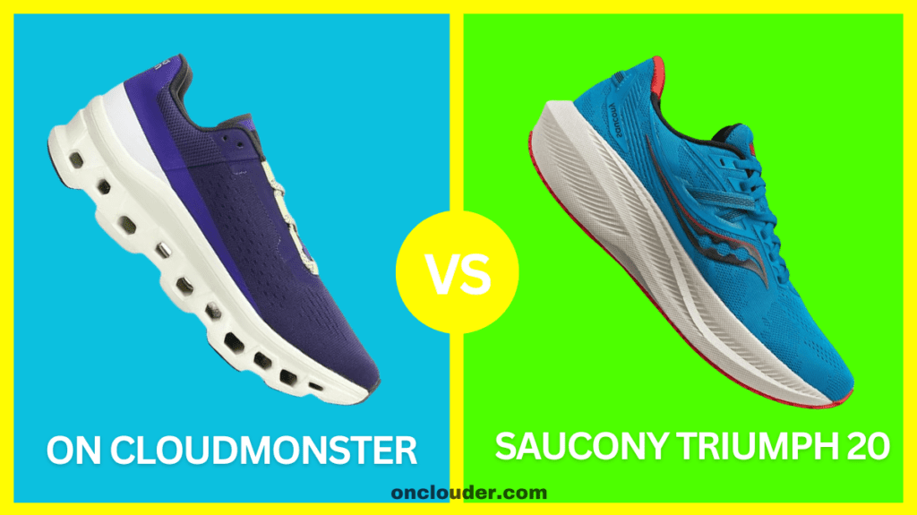 On Cloudmonster vs Saucony Triumph 20