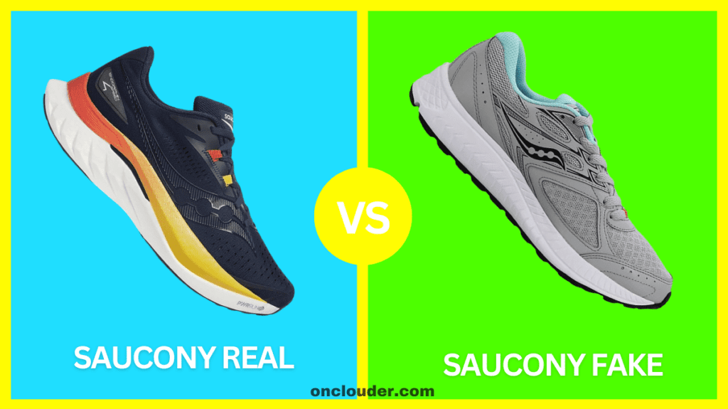 Saucony Real vs Fake