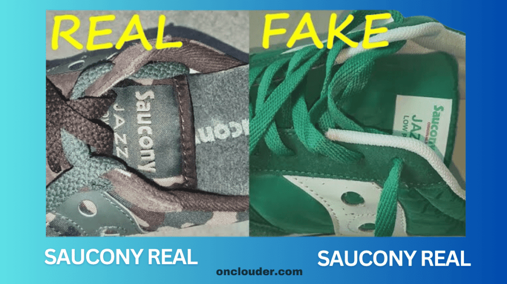 Saucony Real vs Fake