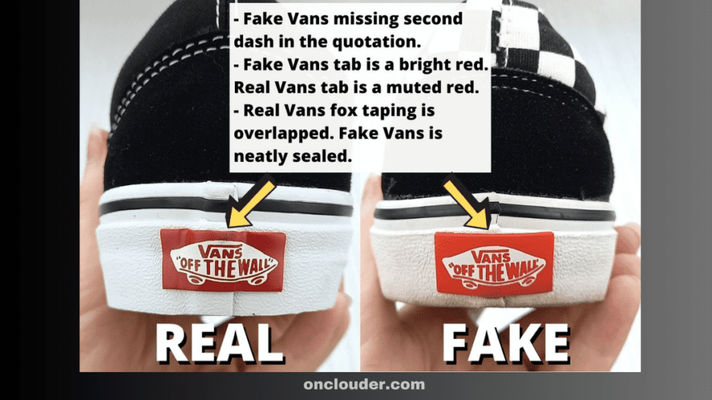 Vans Real vs Fake