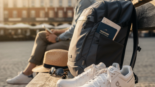 On Cloud shoes for travel