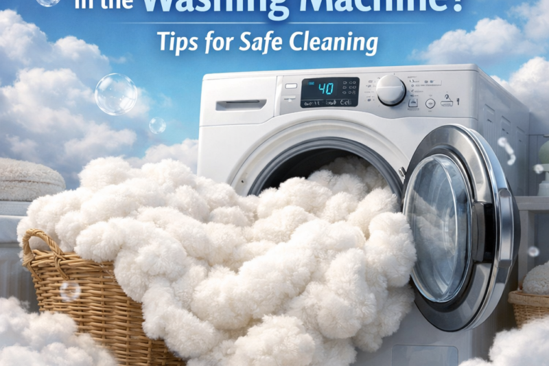 can you put on clouds in the washing machine