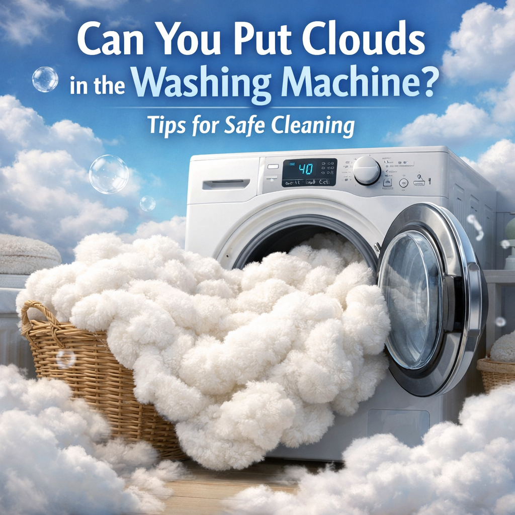 can you put on clouds in the washing machine