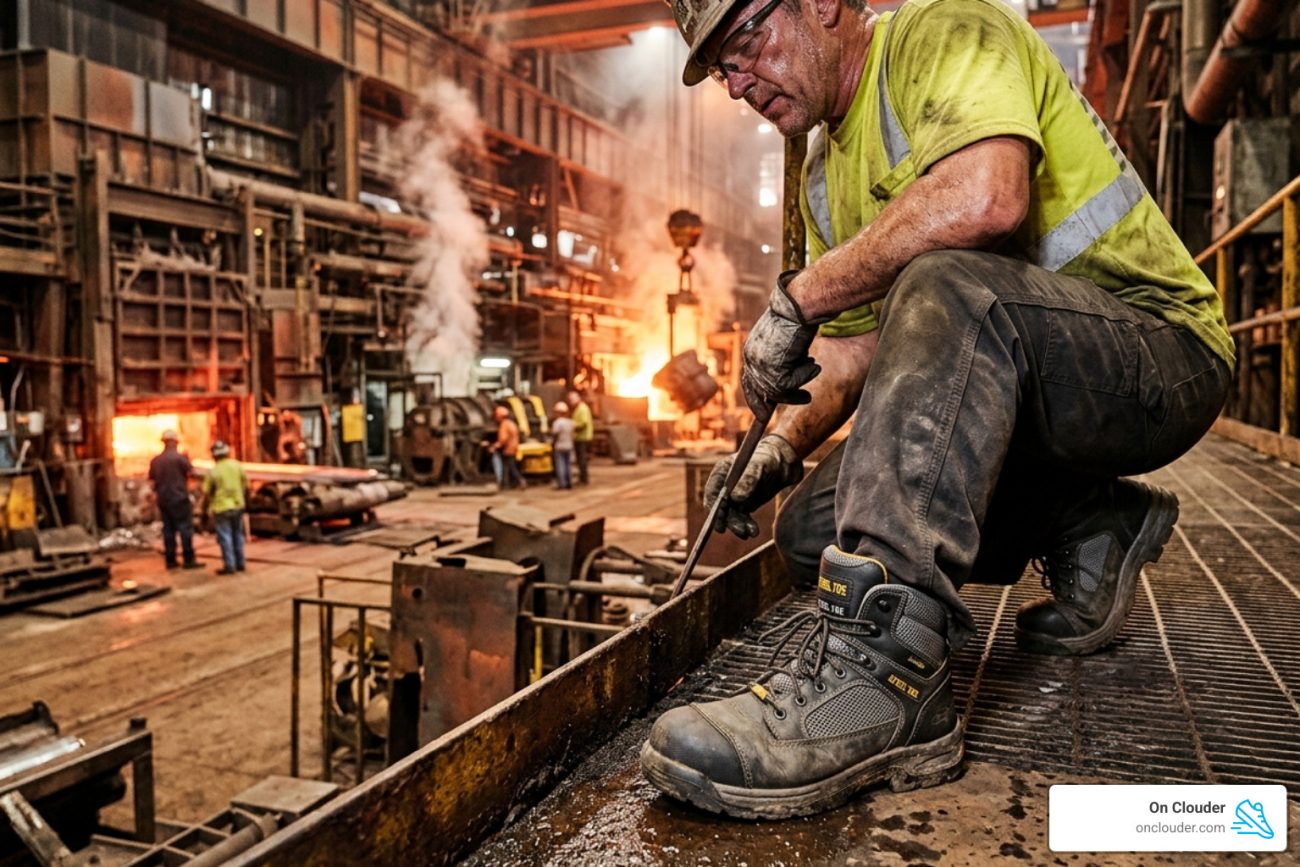 breathable safety toe boots