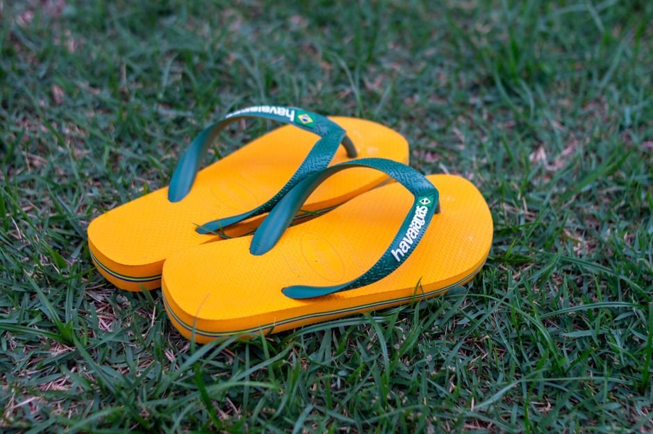 zero drop flip flops on a sunlit trail