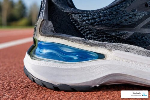 ASICS PureGEL and FF BLAST PLUS midsole cross-section