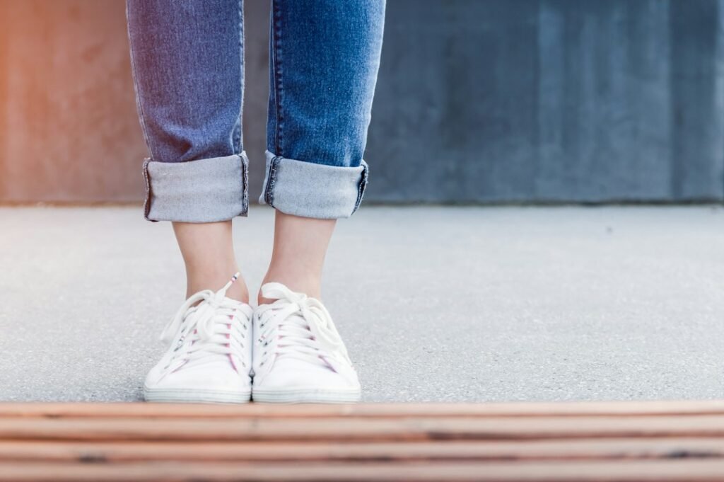 arch support orthotics in everyday sneakers and work shoes